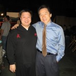 Oanh with Jackie Chan in Rush Hour 3