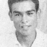 Alex in his junior year at Anaheim Union High School in 1947