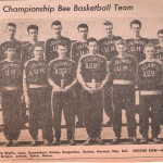 Alex on Colonist Bee basketball team.