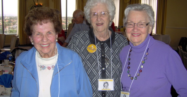 Ercel Morris, Daisy Hartley, Gania Demaree 1944