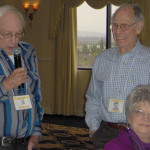 Ken and Joyce Keese '46 with Bill Riedel '44