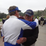 Bob Abbott ('65) and his old coach, Don Liebhart ('45)