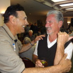 Reunited old friends and classmates: Al Anton ('65) and Terry Morales ('63)