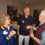 Beth Flynn '58; Carl Hecht, former AHS Principal, and Mickey Flynn '57.