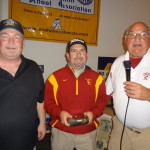 Paul Colvin ('69) and Carlos Perez (AHS AP) winners of putting contests