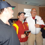 Carlos Perez winner of Putt for Points and Paul Colvin for Long Putt