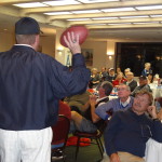 Jim beginning the live auction