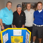 Coach Don Liebhart and his son Kelly, and his grandsons Chris and David