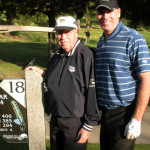 Ken ('57) and son Mark Howery, Chick-fil-a sponsor