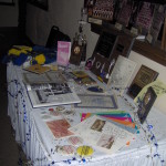 Blue and gold band spirit was displayed at the reunion, along with numerous awards and trophies.