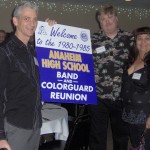 Band and color guard alumni gather for fundraising reunion.